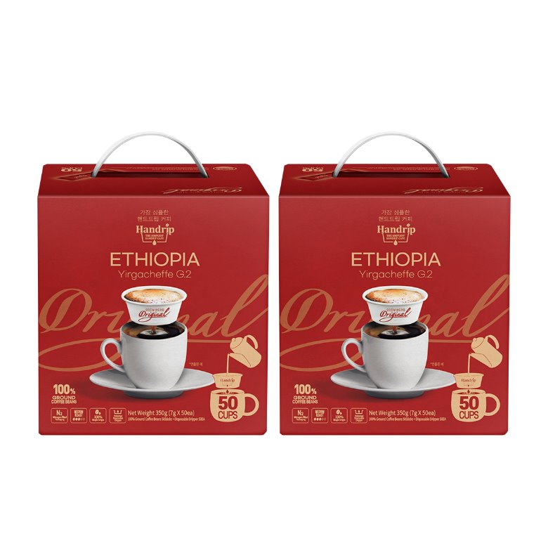 [핸드립] 드립커피 에티오피아 드립백 커피 50입 X 2박스